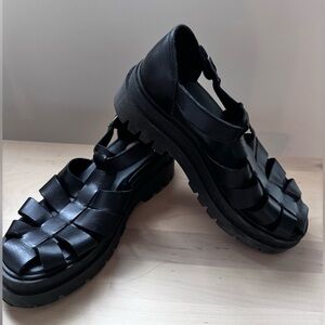 Selected Femme Black Fisherman’s Sandals EU 37